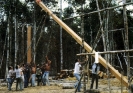 Construção da igreja do mapiá - 1986