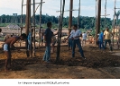 Construção da igreja do mapiá - 1986