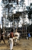Construção da igreja do mapiá - 1986